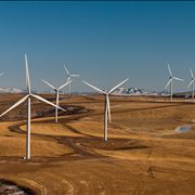 Picture Of Wind Farm Windmills Turbines